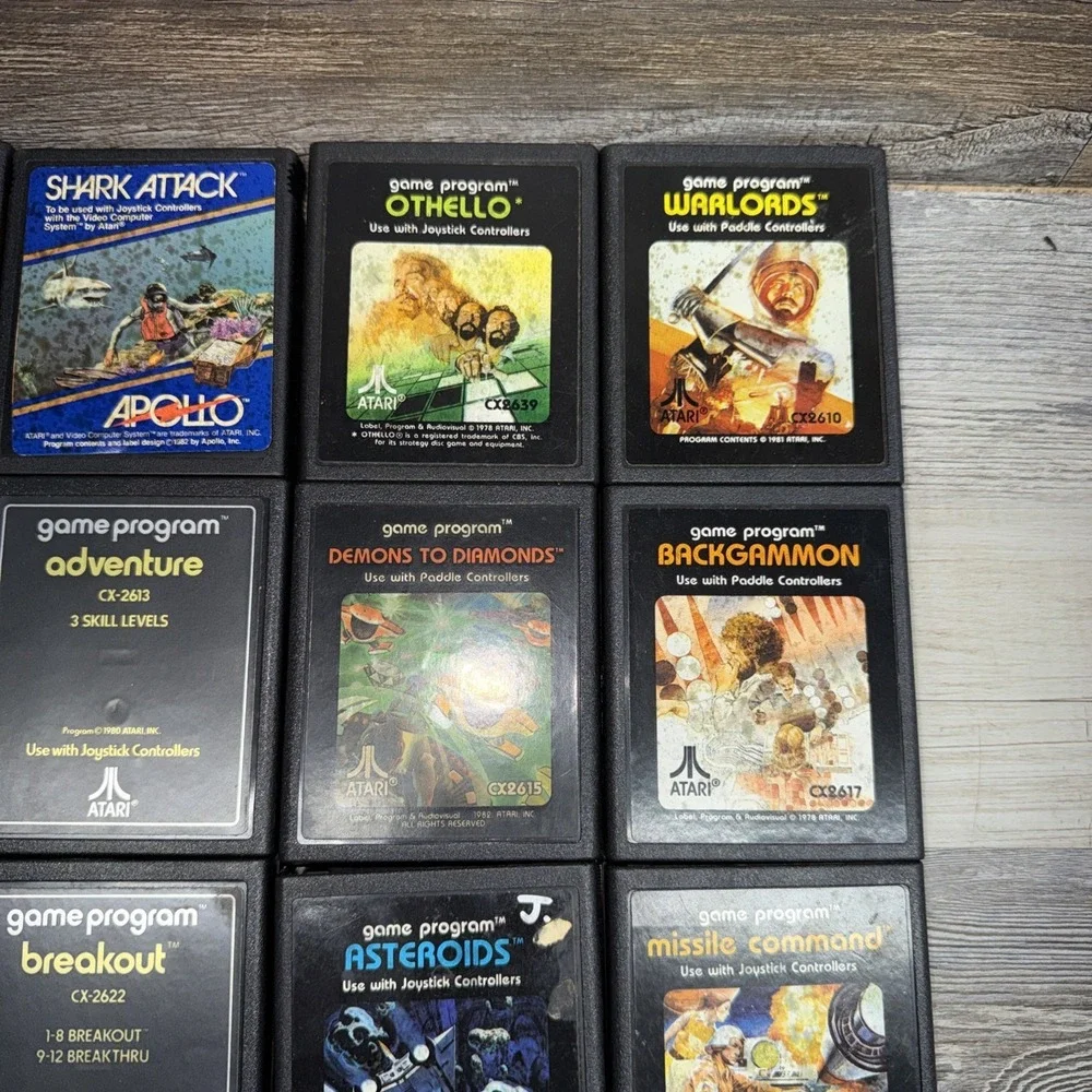 Atari 2600 Game Cartridge Bundle-16 Different Games Included / Untested - Picture 3 of 10